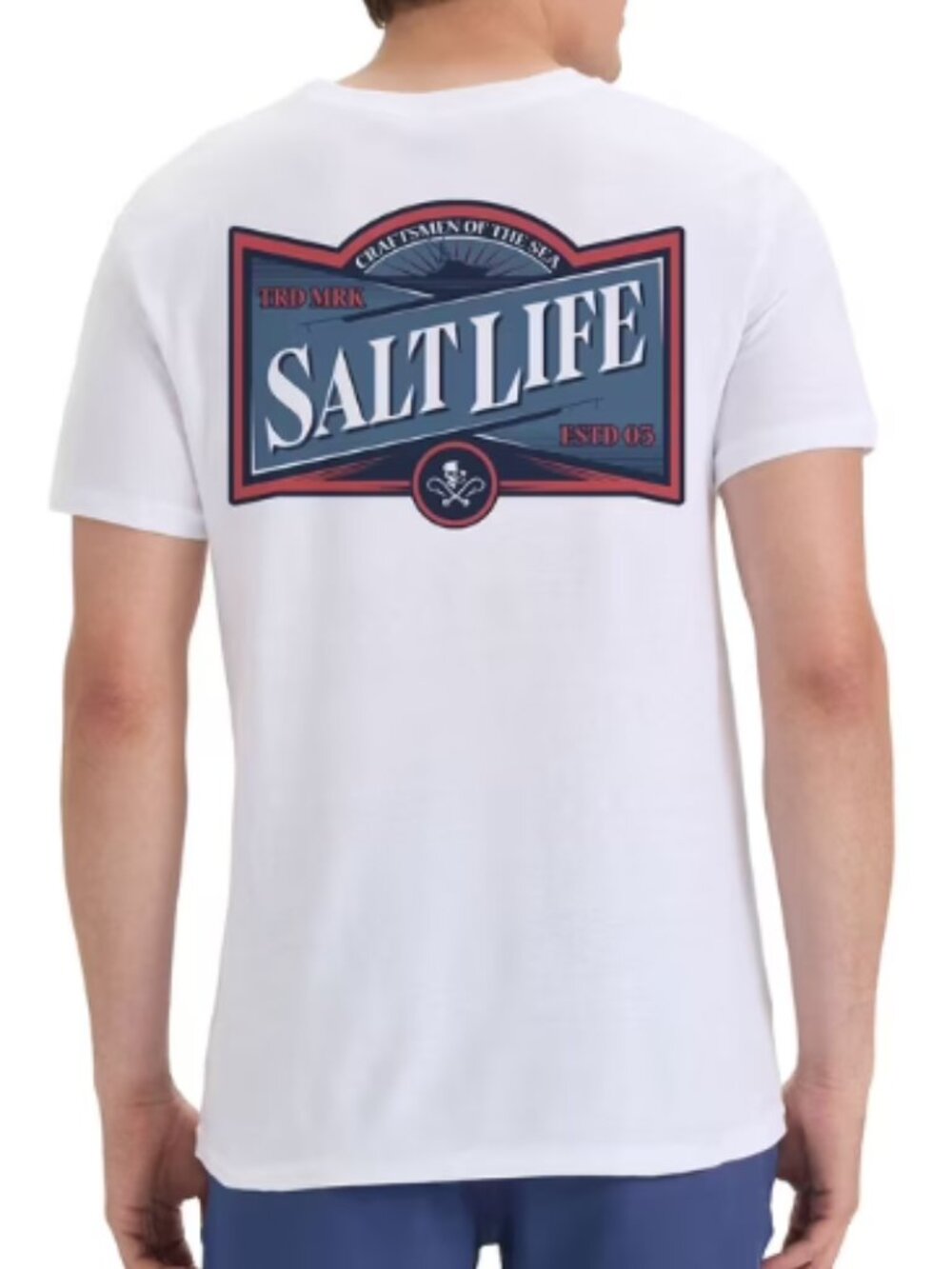 Salt Life Men's Graphic T-Shirt - White